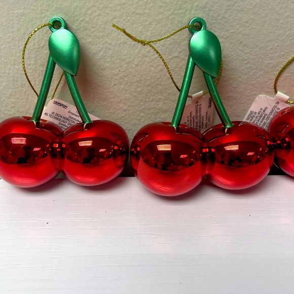 Cherry Christmas Ornament - Picture 2 of 4